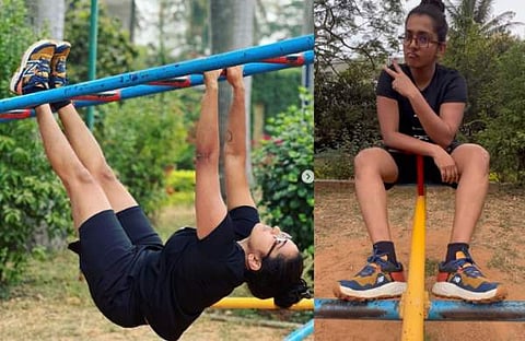 ചിൽഡ്രൻസ് പാർക്കിൽ പാർവതി/ ചിത്രം; ഇൻസ്റ്റ​ഗ്രാം