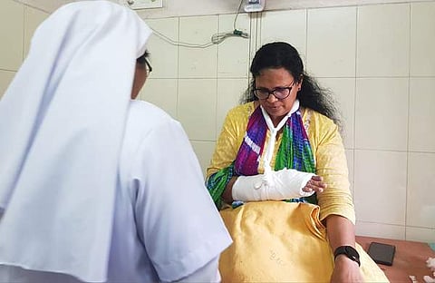കെ കെ രമ ഫെയ്‌സ്ബുക്കില്‍ പങ്കുവെച്ച ചിത്രം