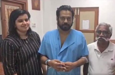 ബാല, ഭാര്യ എലിസബത്ത്/ ചിത്രം വിഡിയോ സ്‌ക്രീൻഷോട്ട്
