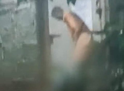 അമ്മയെ മകന്‍ മര്‍ദ്ദിക്കുന്ന ദൃശ്യം, സ്‌ക്രീന്‍ഷോട്ട്‌