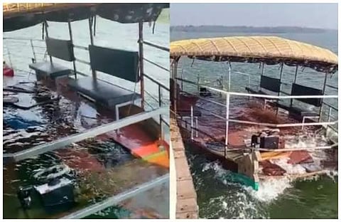 അപകടത്തില്‍പ്പെട്ട ബോട്ട്