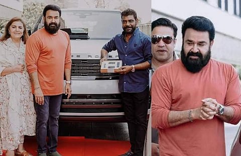 മോഹൻലാലും സുപ്രിയയും ആന്റണി പെരുമ്പാവൂരും പുതിയ റേഞ്ച് റോവറിനൊപ്പം/ ചിത്രം; ഇൻസ്റ്റ​ഗ്രാം