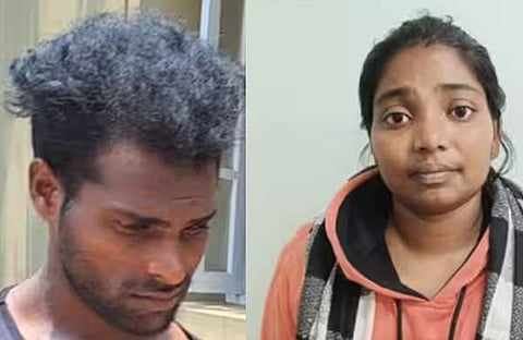 അറസ്റ്റിലായ അജിനും പൂര്‍ണിമയും