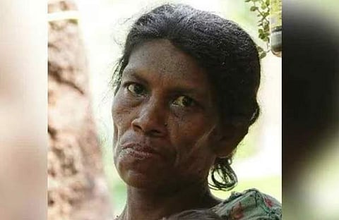 കൊല്ലപ്പെട്ട ആദിവാസി സ്ത്രീ