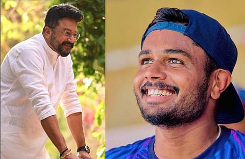 ജയറാം, സഞ്ജു സാംസൺ/ ചിത്രം; ഇൻസ്റ്റ​ഗ്രാം