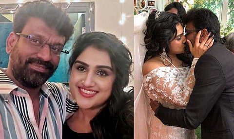 വനിതാ വിജയകുമാർ, അന്തരിച്ച പീറ്റര്‍ പോള്‍ / ഫയൽ ചിത്രം