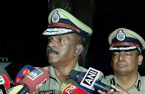എഡിജിപി അജിത് കുമാര്‍ മാധ്യമങ്ങളെ കാണുന്നു