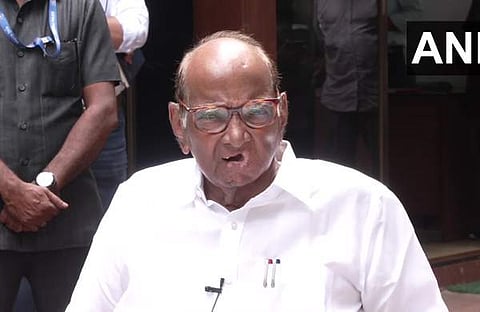 ശരദ് പവാര്‍ വാര്‍ത്താ സമ്മേളനത്തില്‍/എഎന്‍ഐ