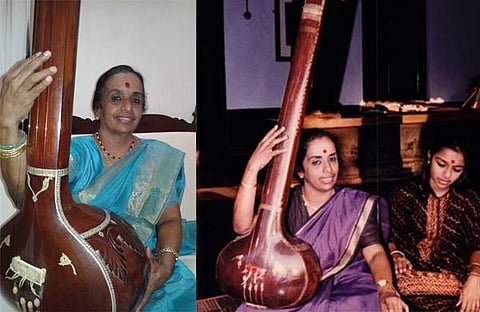സുകുമാരി നരേന്ദ്രമേനോന്‍ മകള്‍ക്കൊപ്പം/ഫയല്‍
