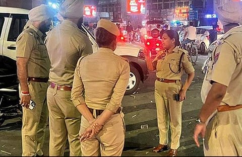 പഞ്ചാബ് പൊലീസ് ട്വിറ്ററില്‍ പങ്കുവച്ച ചിത്രം