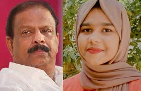 കെ സുധാകരന്‍, നൗഷാദിന്റെ മകള്‍