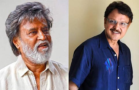 രജനികാന്ത്, ശരത് ബാബു ‌/ ചിത്രം ഫെയ്‌സ്‌ബുക്ക്
