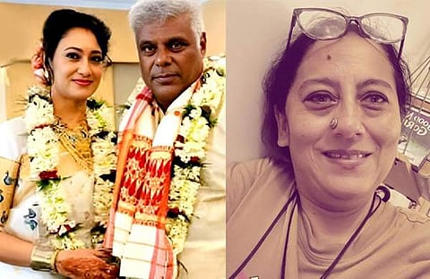 ആശിഷ് വിദ്യാർഥി റുപാലി ബറുവയ്‌ക്കൊപ്പം, രജോഷി ബറുവ/ ചിത്രം ഇൻസ്റ്റ​ഗ്രാം