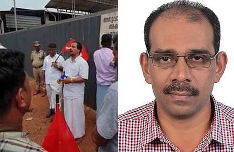 ഫാക്ടറിക്ക് മുന്നില്‍ സിപിഎം പ്രതിഷേധം, റസാഖ് പയമ്പ്രോട്ട്