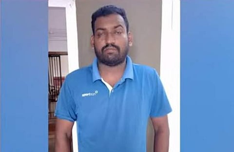 അറസ്റ്റിലായ ടിടിഇ നീതീഷ്/ ടെലിവിഷന്‍ ചിത്രം