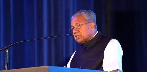 ലോക കേരള സഭ ന്യൂയോര്‍ക്ക് മേഖലാ സമ്മേളനത്തില്‍ പിണറായി വിജയന്‍ സംസാരിക്കുന്നു/വീഡിയോ സ്‌ക്രീന്‍ഷോട്ട്