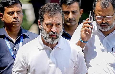 ഇംഫാലില്‍ എത്തിയ രാഹുല്‍ ഗാന്ധി/ പിടിഐ
