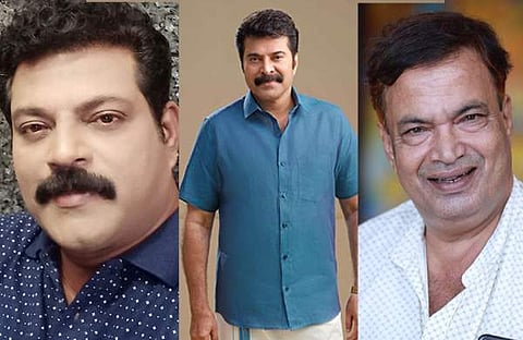 മനോജ് കുമാർ, മമ്മൂട്ടി, കൊല്ലം ഷാ/ ഫെയ്‌സ്‌ബുക്ക്