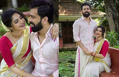 അമേയ മാത്യുവും കിരണും/ ഇൻസ്റ്റ​ഗ്രാം