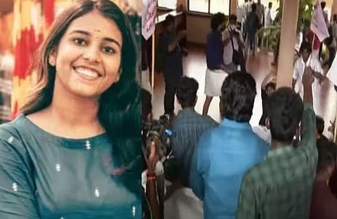 ശ്രദ്ധ- എസ്എഫ്‌ഐ മാര്‍ച്ച്‌