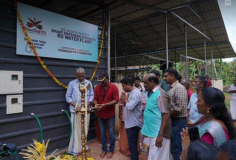 എടത്വയിൽ കുടിവെള്ള പ്ലാന്റിന്റെ ഉദ്ഘാടനം