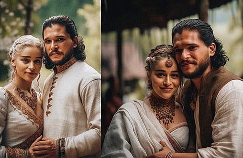 ഡെയ്‌നറിസ് ടാർഗേറിയനും ജോൺ സ്‌നോയും/ ഇൻസ്റ്റ​ഗ്രാം