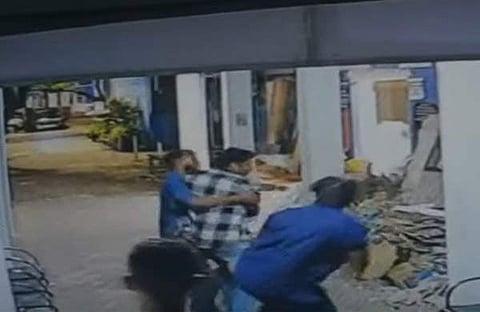 മര്‍ദനത്തിന്റെ വീഡിയോ ദൃശ്യം
