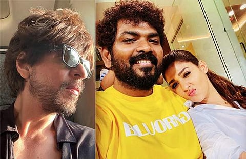 ഷാരുഖ് ഖാൻ, നയൻതാരയും വിഘ്നേഷും/ ഇൻസ്റ്റ​ഗ്രാം