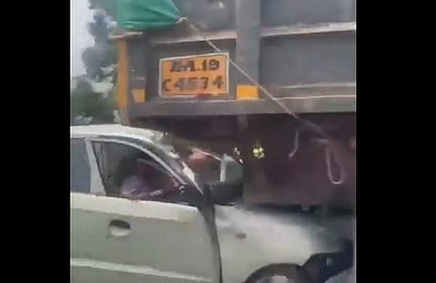 ഉഡുപ്പിയില്‍ നടന്ന അപകടത്തിന്റെ ദൃശ്യം