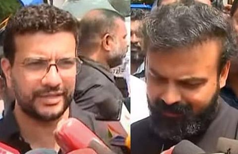 രമേശ് പിഷാരടിയും കുഞ്ചാക്കോയും മാധ്യമങ്ങളോട്, സ്‌ക്രീന്‍ഷോട്ട്
