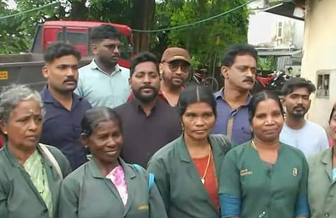 പത്തുകോടിയുടെ ഒന്നാം സമ്മാനം ലഭിച്ച ഹരിതകര്‍മ്മ സേനാംഗങ്ങള്‍, സ്‌ക്രീന്‍ഷോട്ട്‌