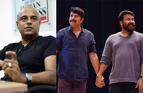 മുരളി ​ഗോപി/ ബിപി ദീപു, മമ്മൂട്ടിയും മോഹൻലാലും/ ഫെയ്സ്ബുക്ക്