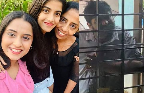 അർഥന അമ്മയ്‌ക്കും സഹോദരിക്കും ഒപ്പം, വിജയകുമാർ/ ഇൻസ്റ്റ​ഗ്രാം