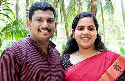 മേയർ ആര്യ രാജേന്ദ്രൻ, എംഎൽഎ സച്ചിൻദേവ്/ ഫെയ്‌സ്‌ബുക്ക്