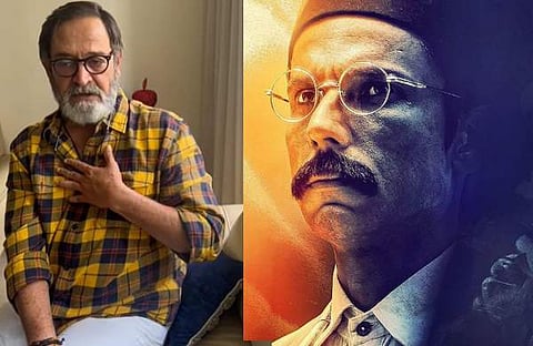മഹേഷ് മഞ്ജരേക്കർ, സവർക്കർ പോസ്റ്റർ/ ഇൻസ്റ്റ​ഗ്രാം