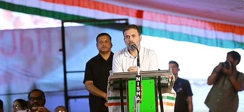 രാഹുല്‍ ഗാന്ധി കല്‍പ്പറ്റയില്‍ സംസാരിക്കുന്നു/ട്വിറ്റര്‍ വീഡിയോ സ്‌ക്രീന്‍ഷോട്ട്