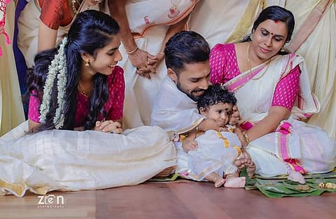 ദ്വിജക്കുട്ടിയുടെ ചോറൂണ് / ഫെയ്‌സ്‌ബുക്ക്