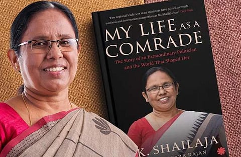 കെകെ ശൈലജ,  'മൈ ലൈഫ് ആസ് എ കോമ്രേഡ്' പുസ്തകം