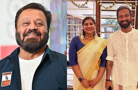 സുരേഷ് ​ഗോപി, ഭാ​ഗ്യയും ശ്രേയസും/ ഇൻസ്റ്റ​ഗ്രാം