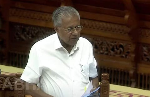 മുഖ്യമന്ത്രി പിണറായി വിജയന്‍ നിയമസഭയില്‍ സംസാരിക്കുന്നു