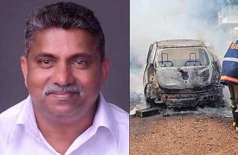 സാബു, കത്തിയമര്‍ന്ന കാര്‍/ എക്‌സ്പ്രസ്‌