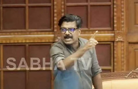 മാത്യു കുഴല്‍നാടന്‍ നിയസഭയില്‍/സഭ ടിവി സ്‌ക്രീന്‍ഷോട്ട്
