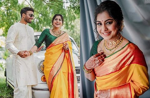 മീര നന്ദന്റെ വിവാഹനിശ്ചയ ചിത്രങ്ങൾ/ ഇൻസ്റ്റ​ഗ്രാം