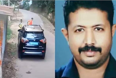 കുട്ടിയെ വണ്ടിയിടിക്കുന്നതിന്റെ സിസിടിവി ദൃശ്യം, പ്രതി പ്രിയരഞ്ജന്‍