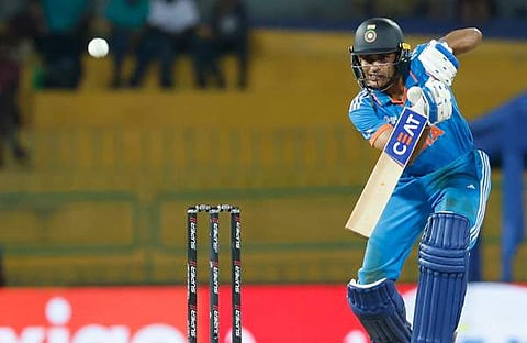 ശുഭ്മാൻ ​ഗില്ലിന്റെ ബാറ്റിങ്, image credit/bcci