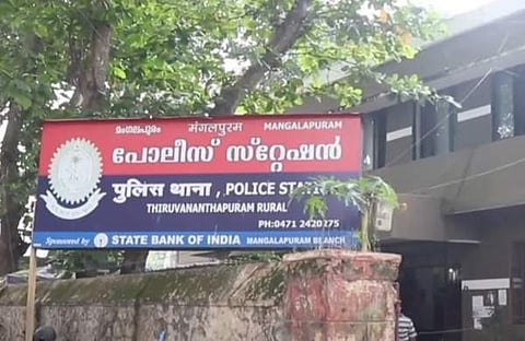 മം​ഗലപുരം പൊലീസ് സ്റ്റേഷൻ/ ടിവി ദൃശ്യം