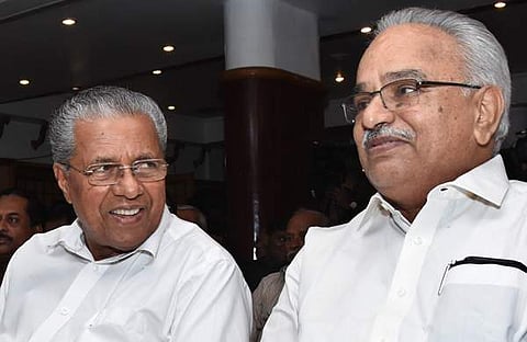 മുഖ്യമന്ത്രി പിണറായി വിജയന്‍, സിപിഐ സംസ്ഥാന സെക്രട്ടറി കാനം രാജേന്ദ്രന്‍