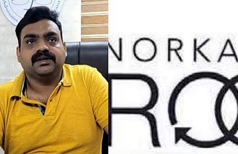 അഭിഭാഷകൻ ശ്രീകാന്ത് മാധ്യമങ്ങളോട്, നോർക്ക റൂട്ട്സ് ലോ​ഗോ