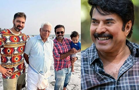 റോബിയും റോണിയും അച്ഛൻ രാജനൊപ്പം/ ഇൻസ്റ്റ​ഗ്രാം, മമ്മൂട്ടി/ ഫെയ്സ്ബുക്ക്