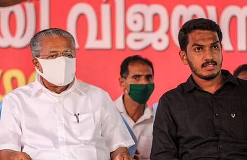 പിണറായി വിജയനും ജെയ്ക് സി തോമസും/ ഫയല്‍